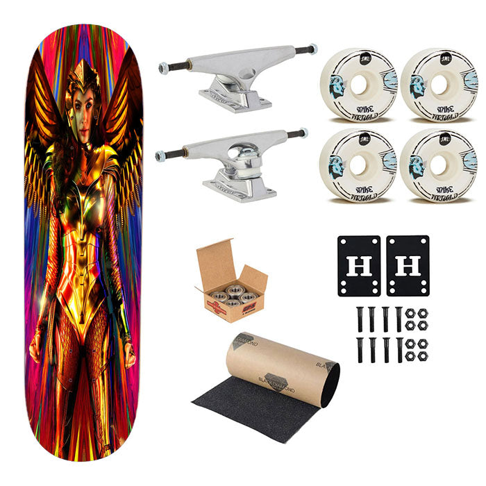 Wonder Woman 1984 Eagle Armor Poster Skateboard Complete Board 8.0" X 31.75"