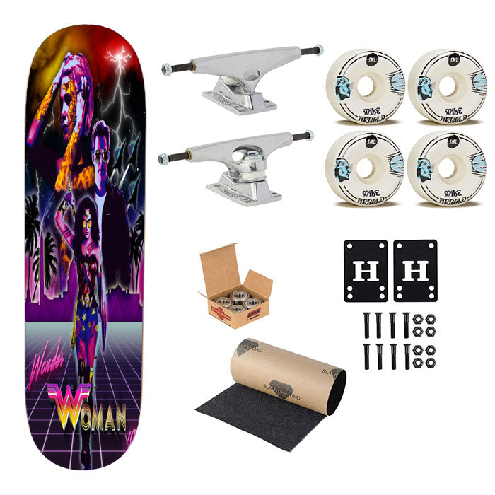 Wonder Woman 84 Poster Style Skateboard Complete Board 8.0" X 31.75"