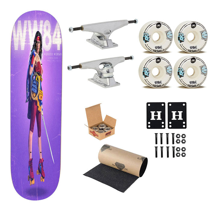 Wonder Woman 84 Style Outfit Skateboard Complete Board 8.0" X 31.75"
