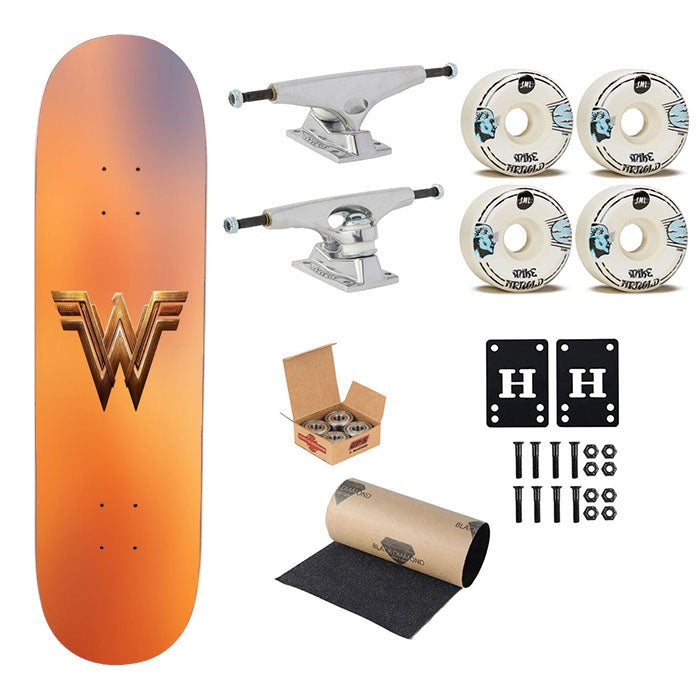 Wonder Woman Galaxy Skateboard Complete Board 8.0" X 31.75"