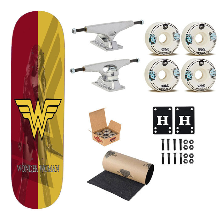 Wonder Woman Hero Skateboard Complete Board 8.0" X 31.75"