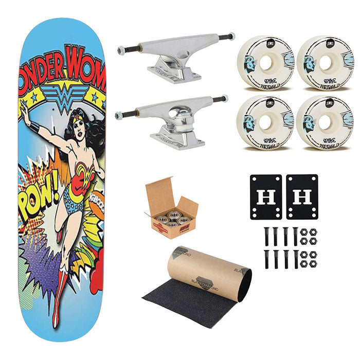 Wonder Woman Pop Art Skateboard Complete Board 8.0" X 31.75"