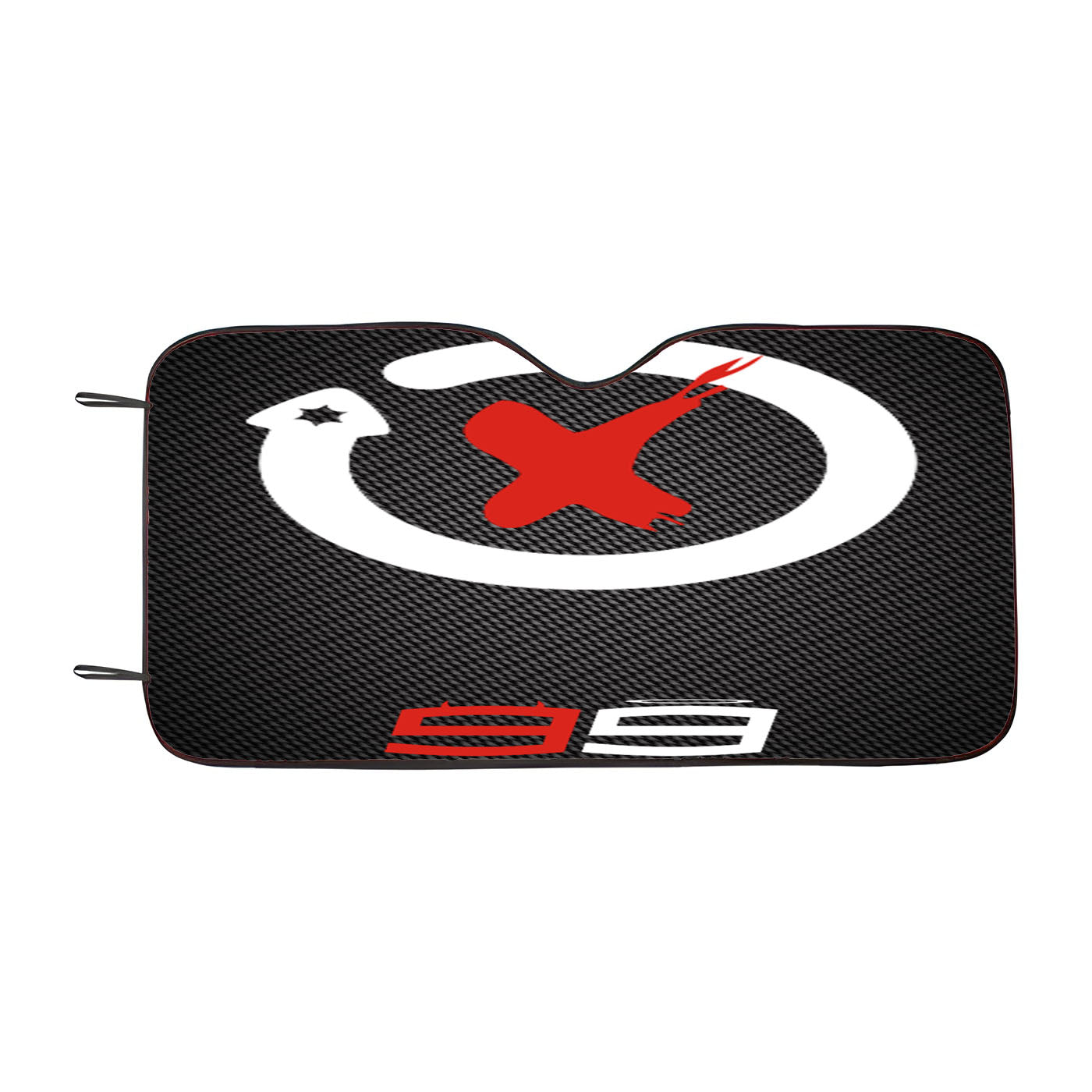 Jorge Lorenzo 99 X-Fuera Carbon Motogp Car Auto Sun Shade Windshield Cover