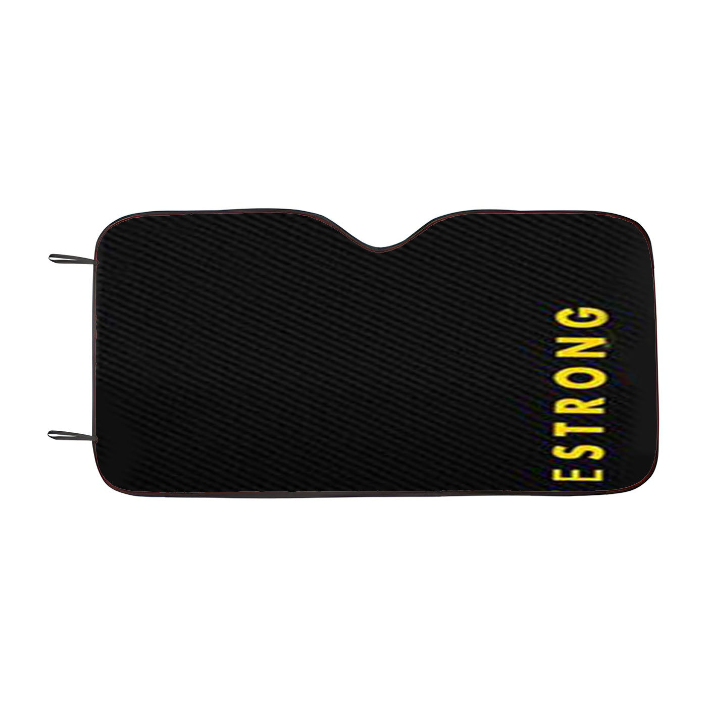 Livestrong Carbon Pattern Car Auto Sun Shade Windshield Cover