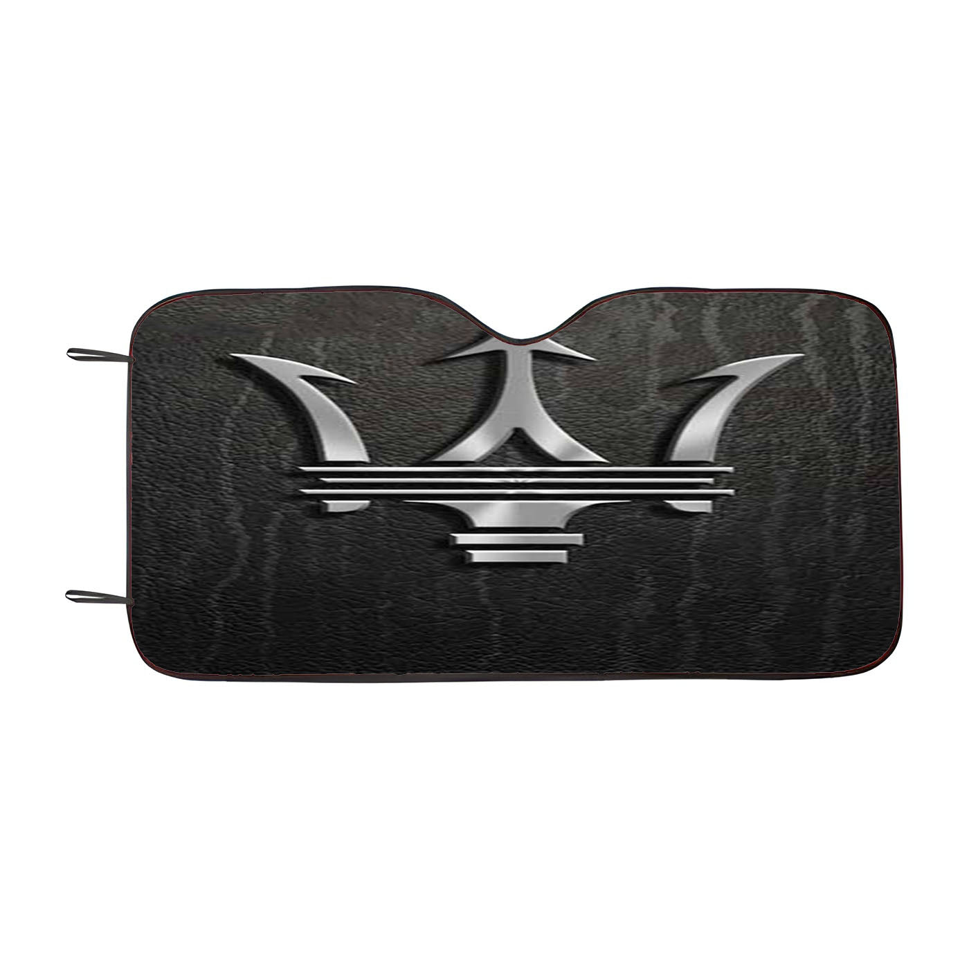 Maserati Logo Carbon Fiber Car Auto Sun Shade Windshield Cover