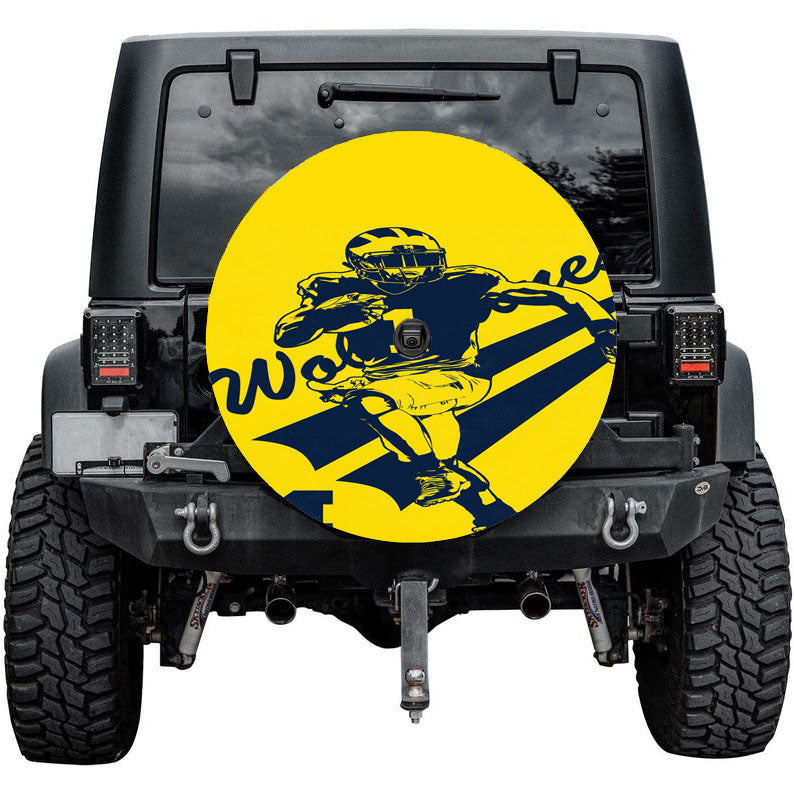 American Football Michigan Wolverines Club Tire Cover