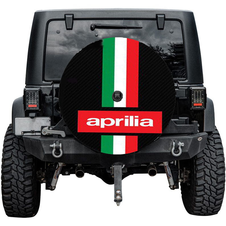 Aprilia Carbon Pattern Tire Cover