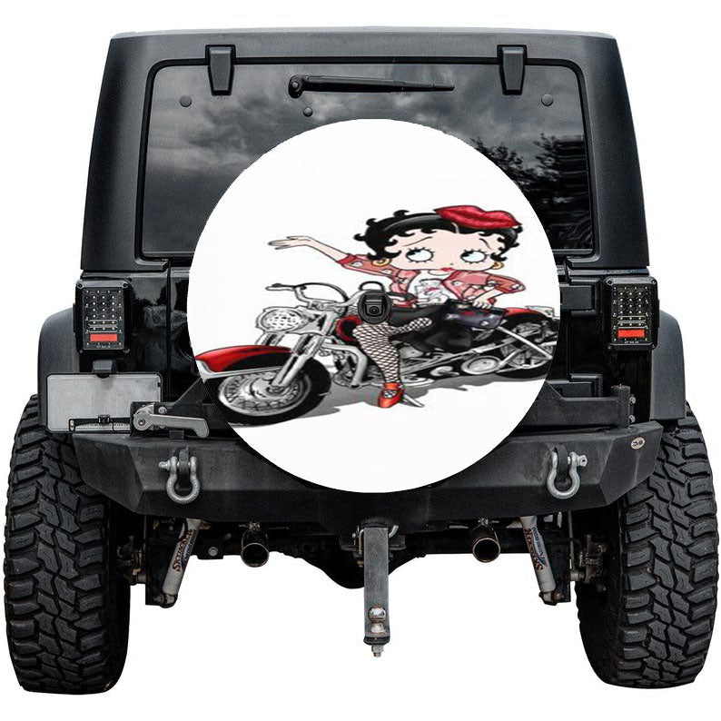 Betty Boop Comic Girl 2 Tire Cover