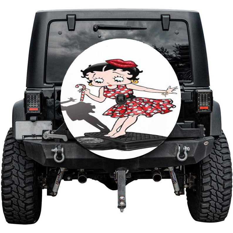 Betty Boop Comic Girl 4 Tire Cover