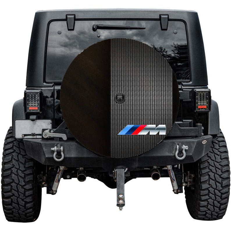 Bmw Fiber Carbon M Series Logo Wallpaper Tire Cover