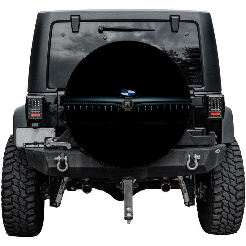 Bmw Logo Car Dark Tire Cover