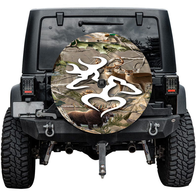 Browning Deer Love Realtree Camo Tire Cover