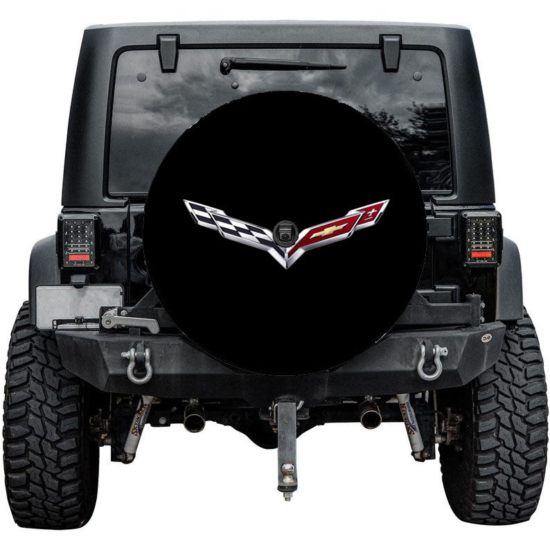 Chevy Logo Black Tire Cover