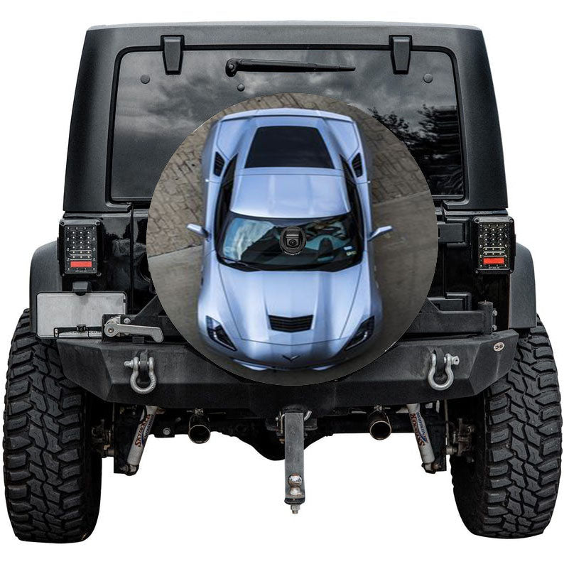 Corvette Car Logo Tire Cover