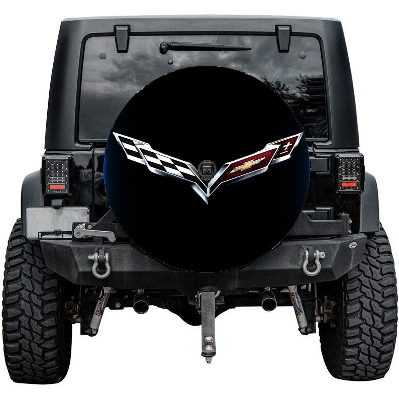 Corvette Racing Wallpaper Tire Cover