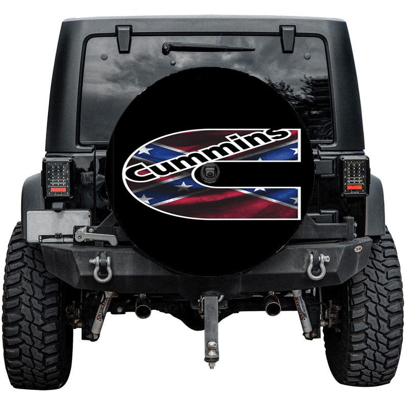 Cummins Flag Logo Tire Cover