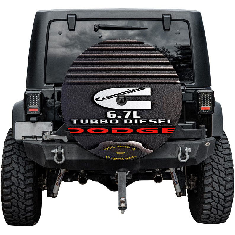 Dodge Cummins Turbo Diesel Tire Cover