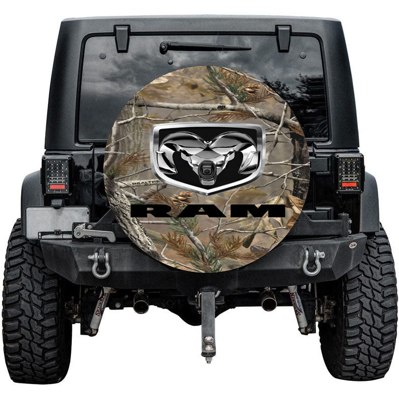 Dodge Ram Real Tree Camouflage Tire Cover