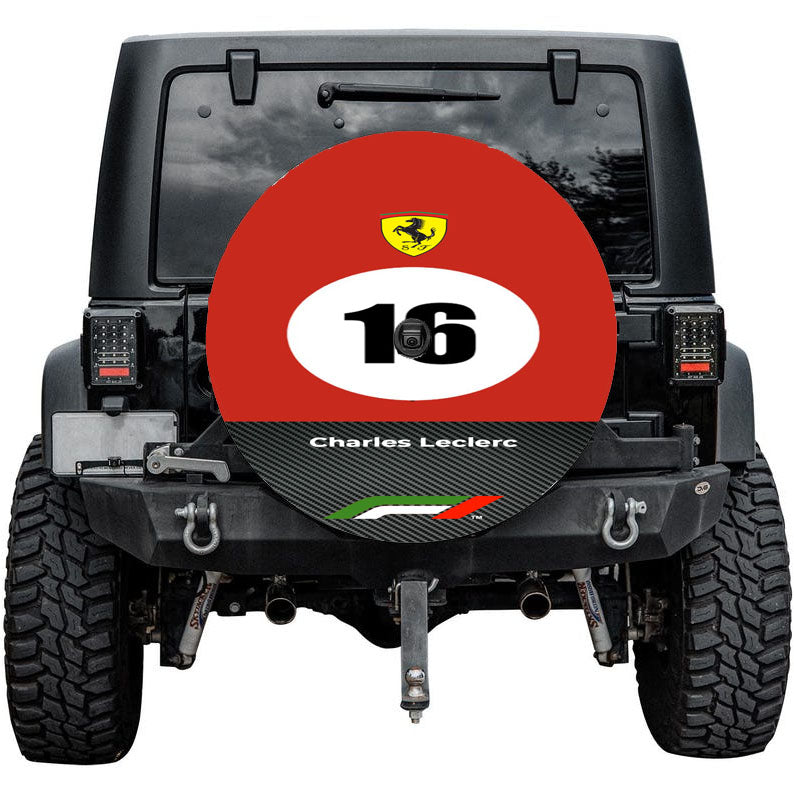 Ferrari Charles Leclerc Tire Cover
