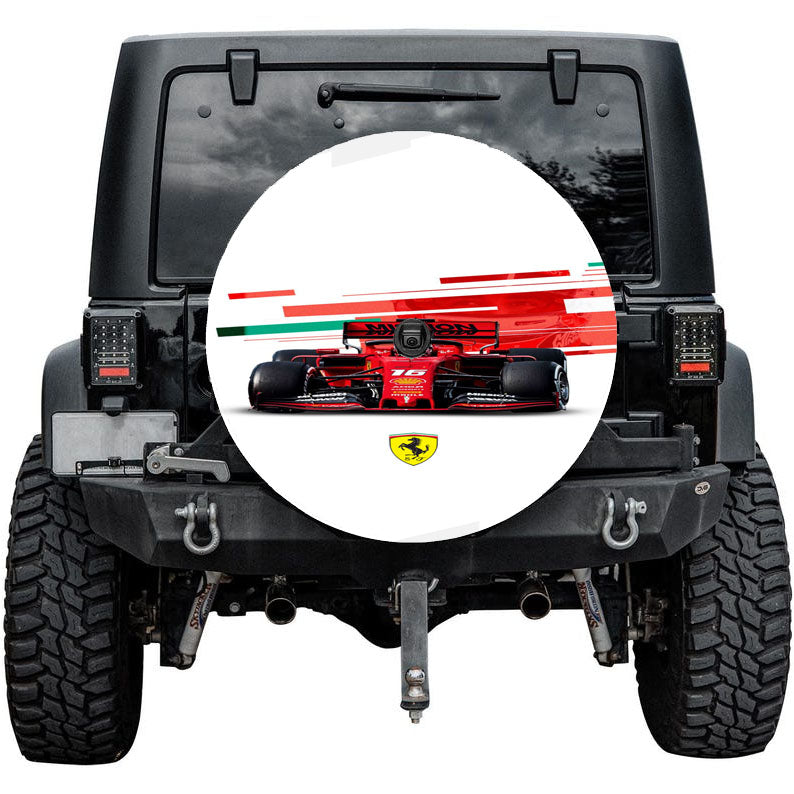 Ferrari Formula One Glitch Tire Cover