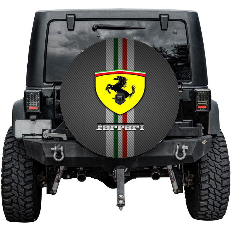 Ferrari Logo 2 Tire Cover