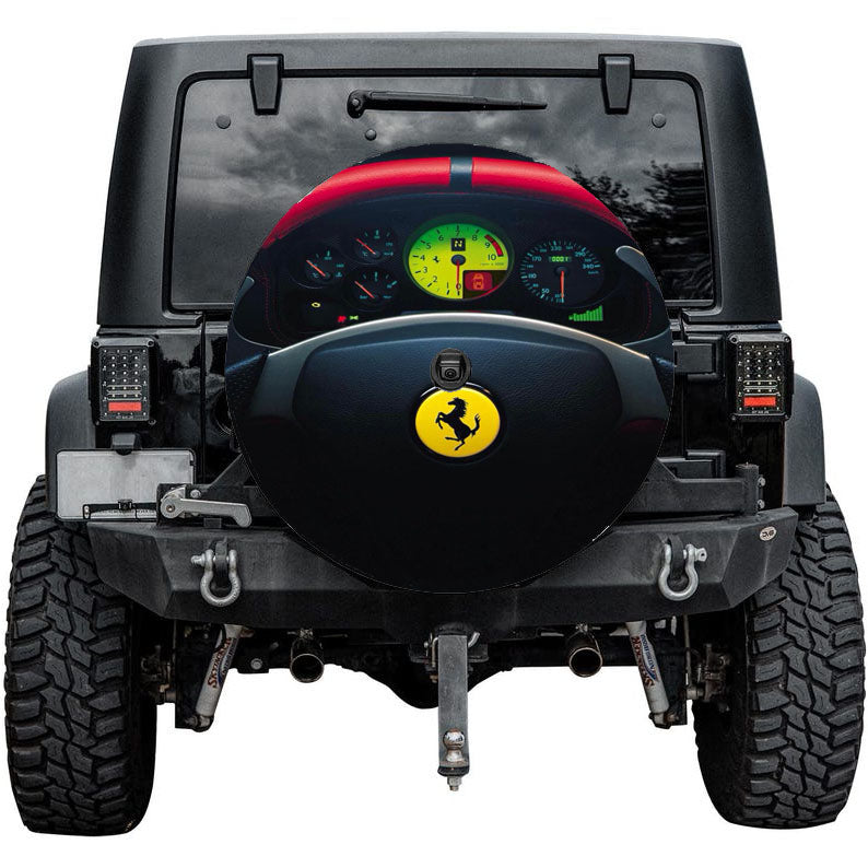 Ferrari Spedometer Tire Cover