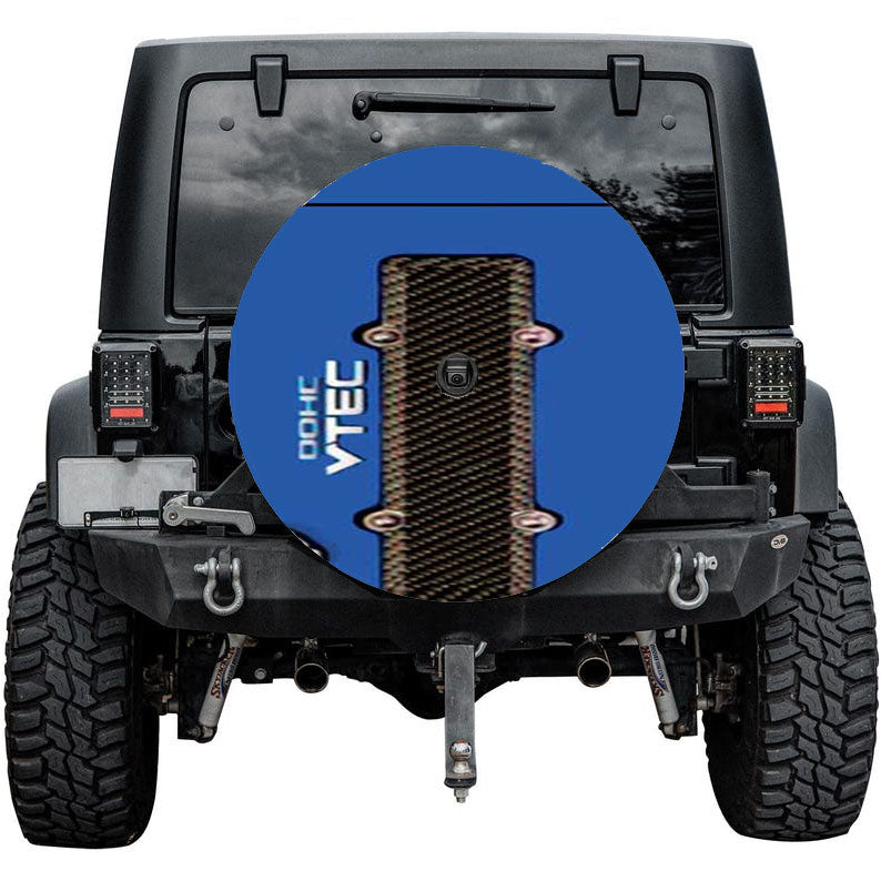 Honda Vtec Blue Tire Cover