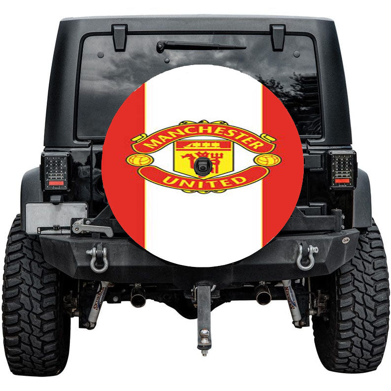 Manchester United Big Stripe Tire Cover