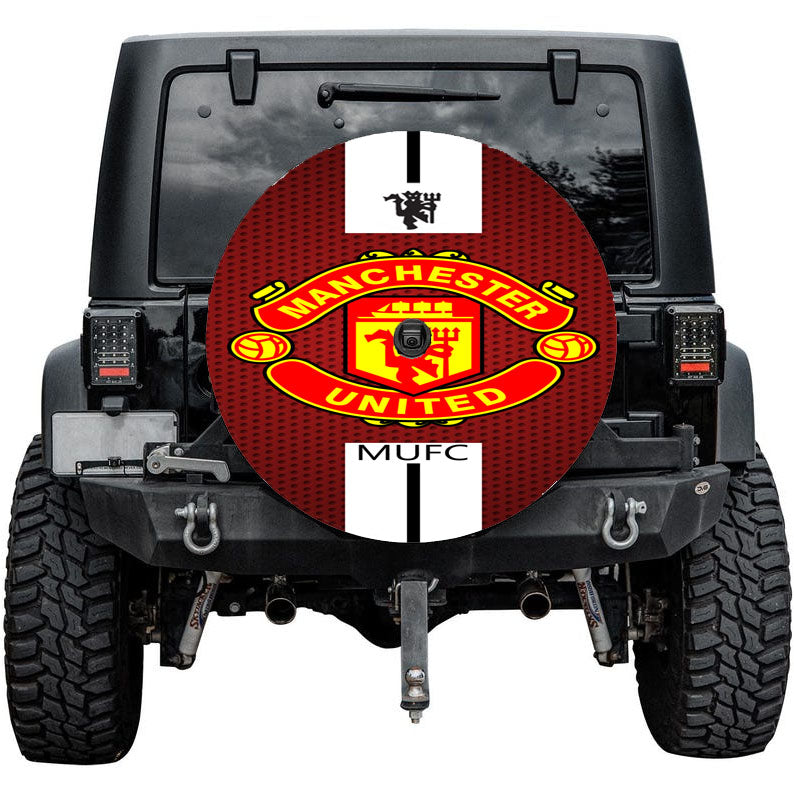 Manchester United Logo Tire Cover