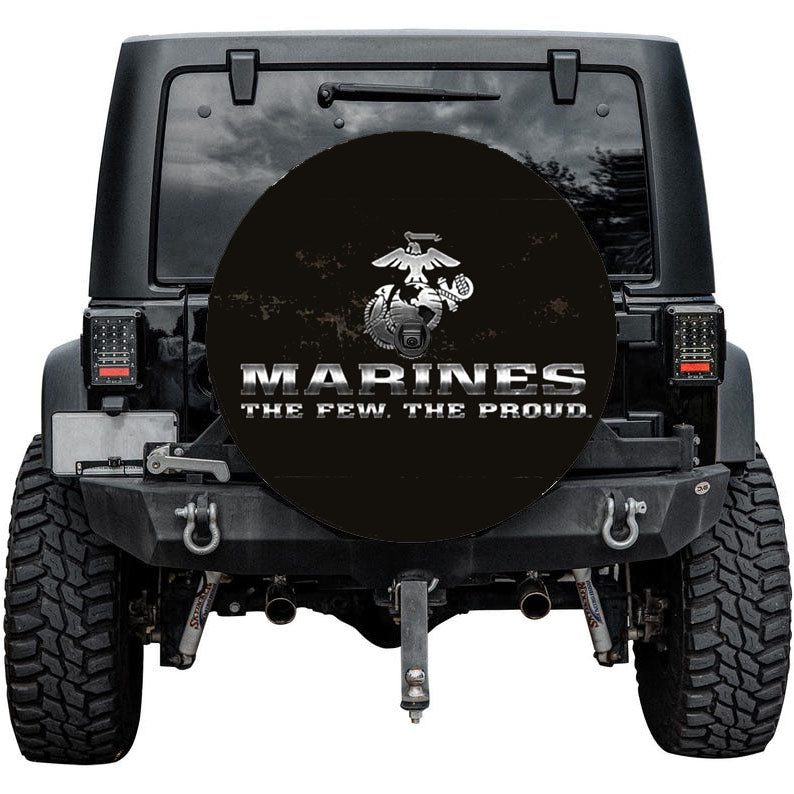 Marine Corps Logo Tire Cover