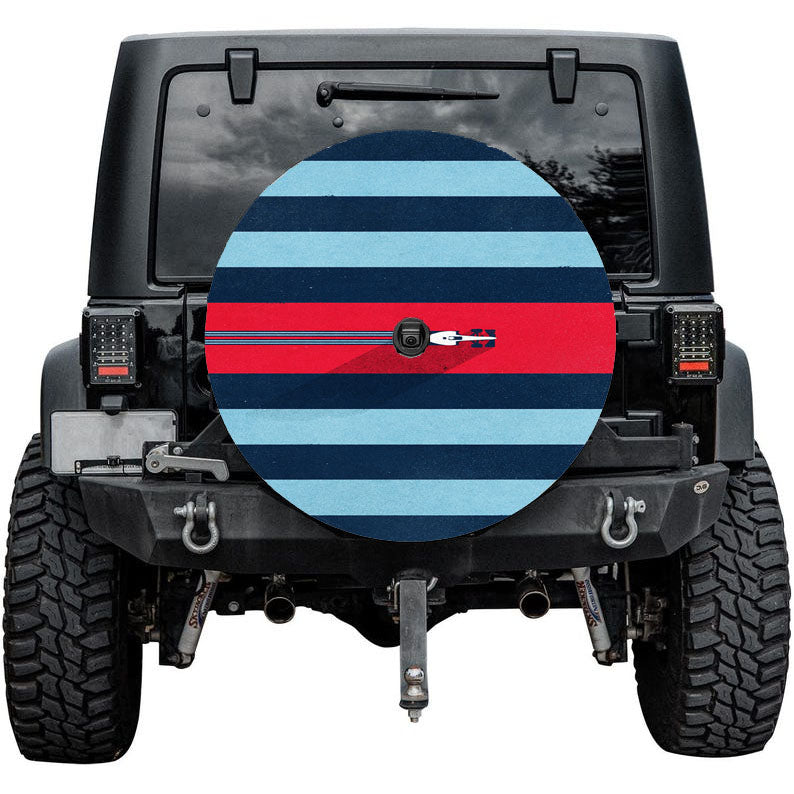 Martini Porsche Sport Car Super Formula 1 Tire Cover