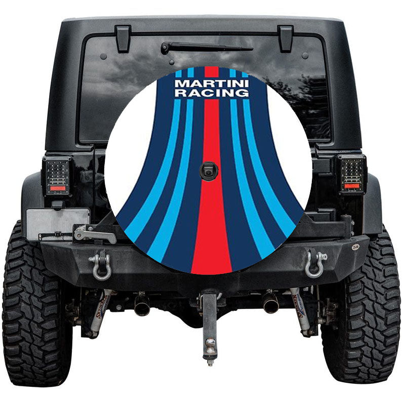 Martini Racing Stripes Tire Cover