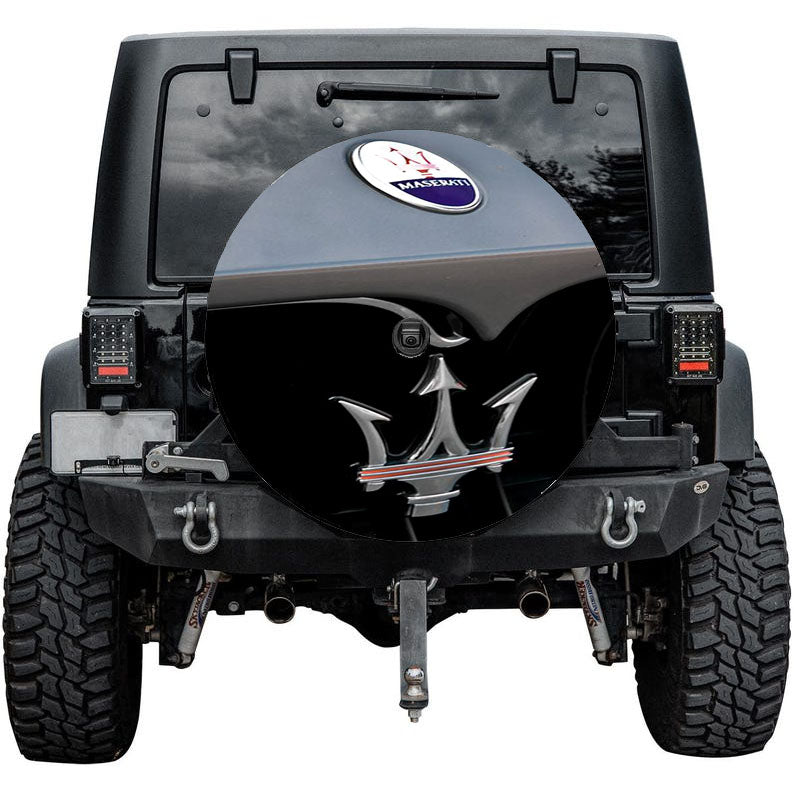 Maserati Trident Cars Logo Tire Cover