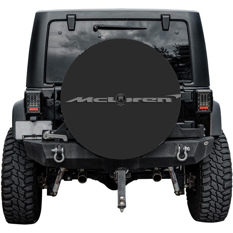 Mclaren Logo Grey Tire Cover