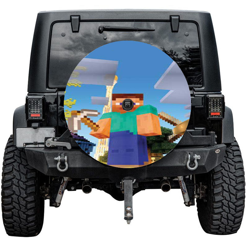 Minecraft Construction Tire Cover