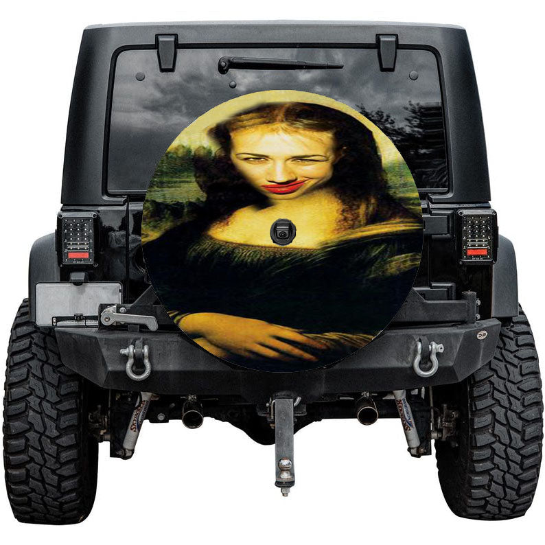 Miranda Sings Mona Lisa Tire Cover