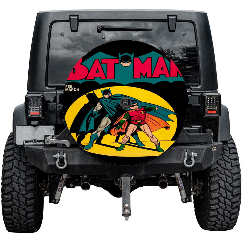 Old Batman Comic 2 Tire Cover
