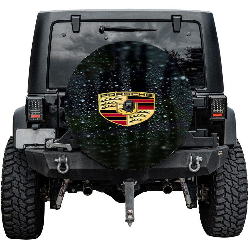 Porsche Logo Tire Cover