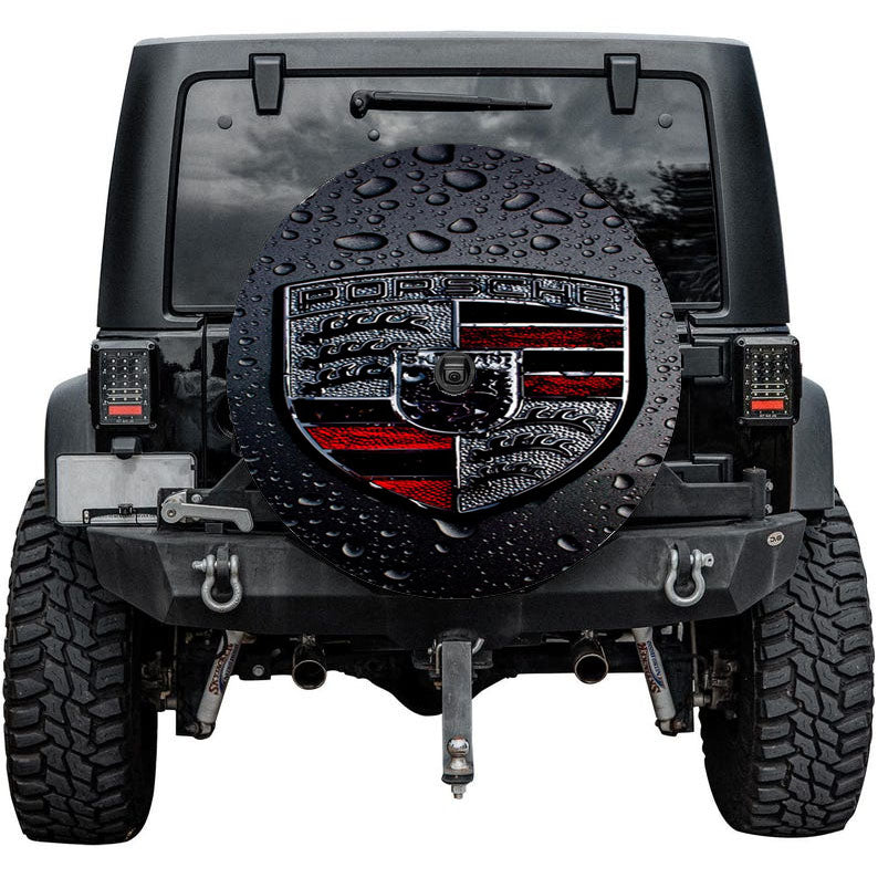 Porsche Logo Car Pictures Wallpaper Tire Cover