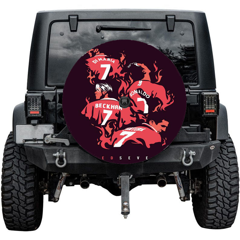 Red Seven Manchester United Tire Cover