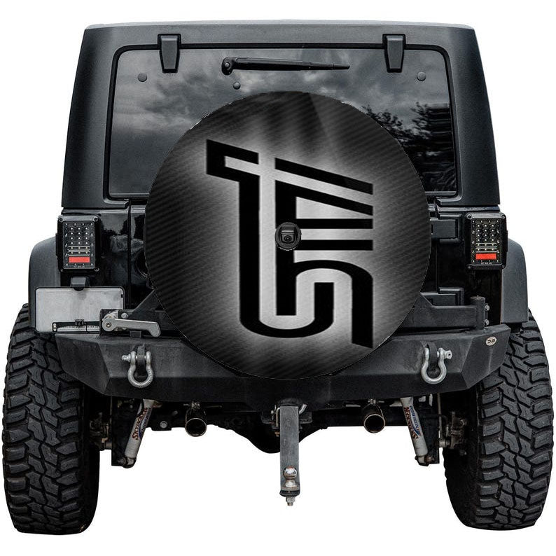 Subaru Sti Black Tile Sport Car Tire Cover