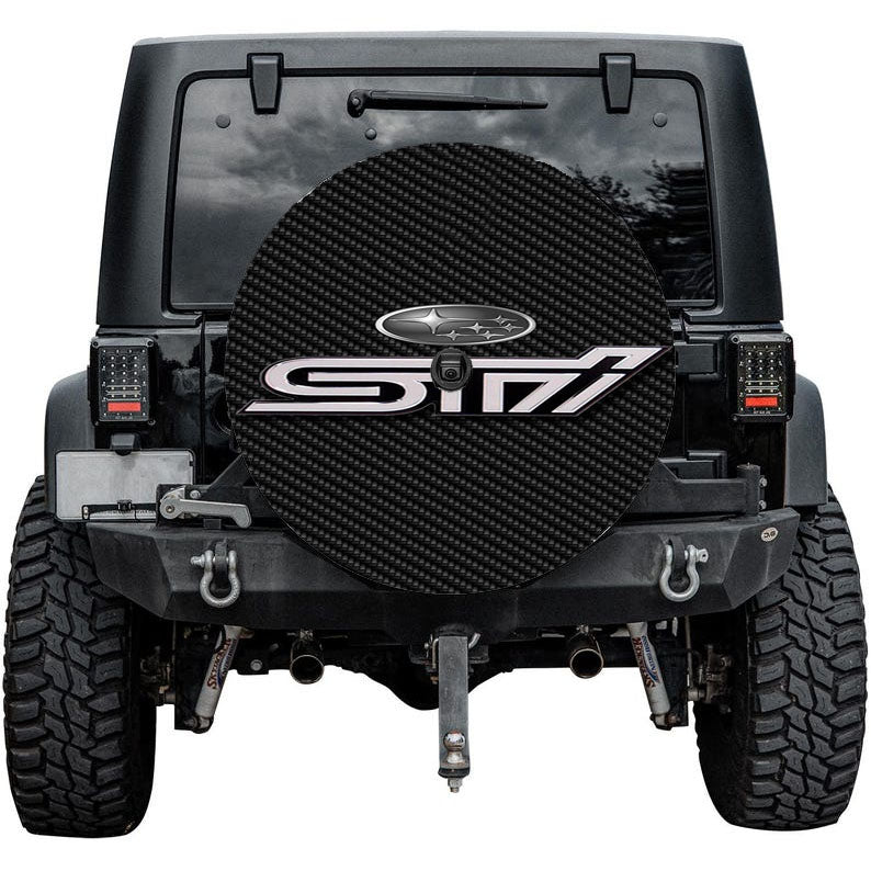 Subaru Sti Logo Tire Cover