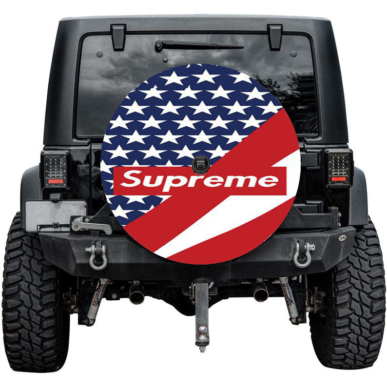 Supreme American Flag Tire Cover