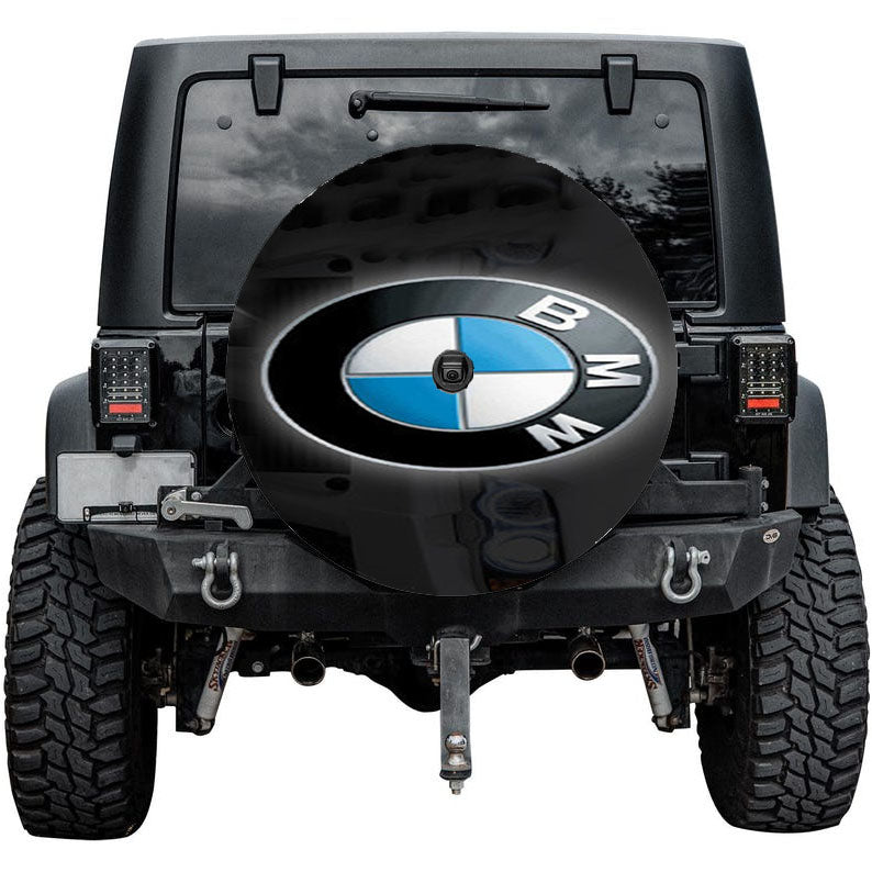 Unique Design Bmw Emblem Pattern Tire Cover