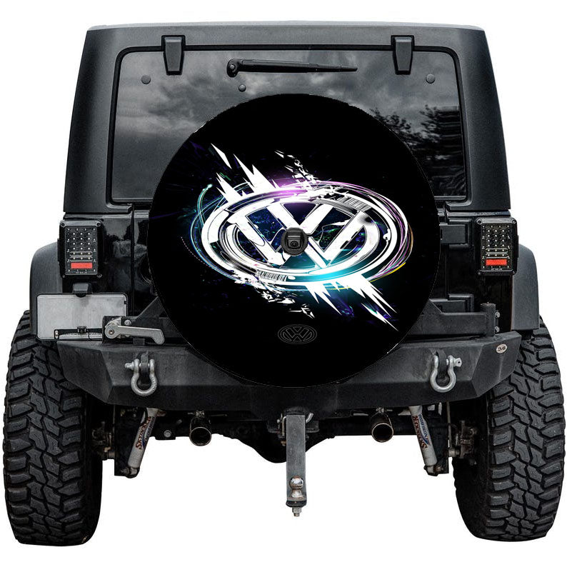 Vw Logo Wallpaper Tire Cover