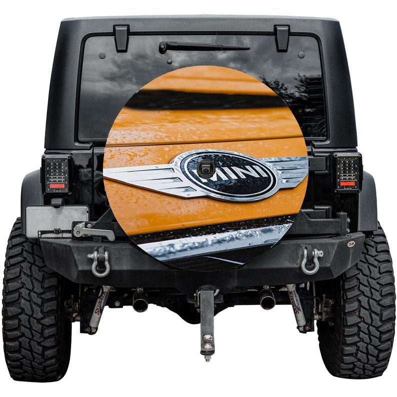 Wet Mini Cooper Tire Cover