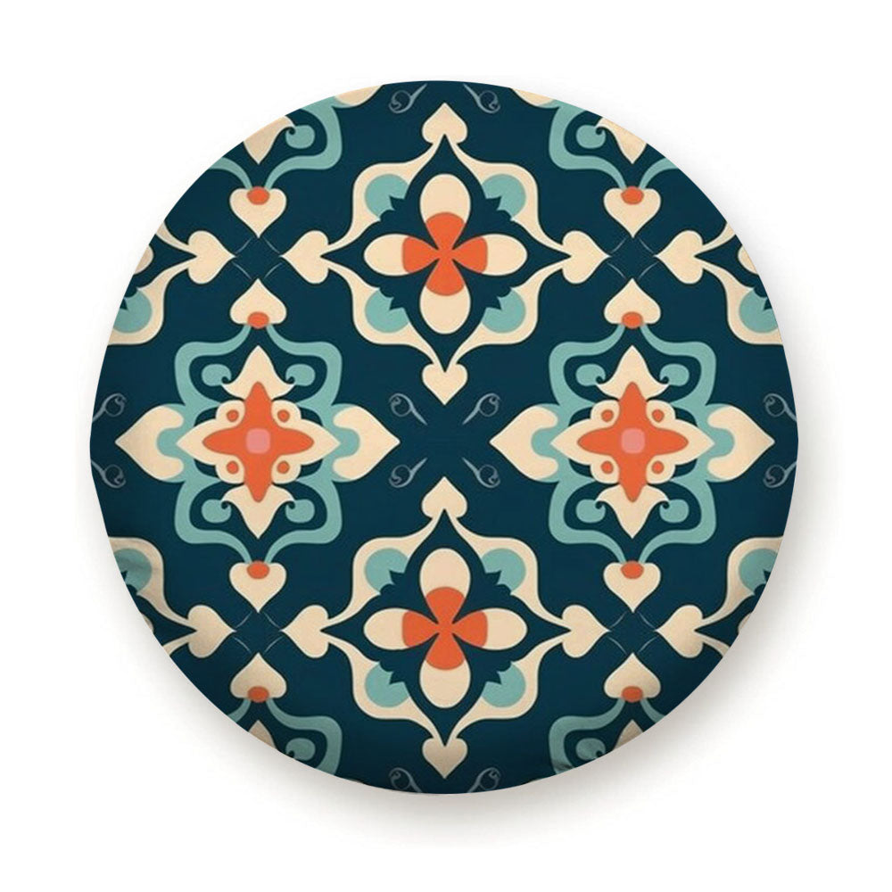 A Pattern With The Letter Tire Cover