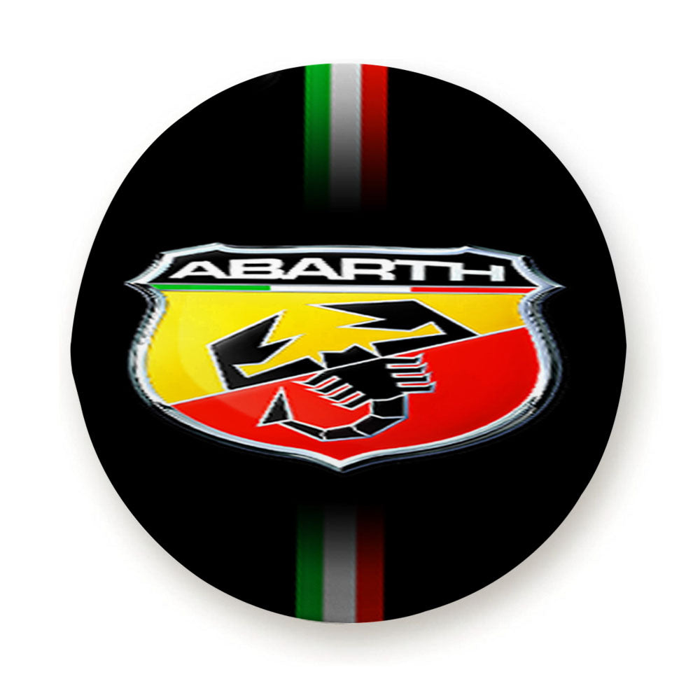 Abarth Racing Car Logo Tire Cover