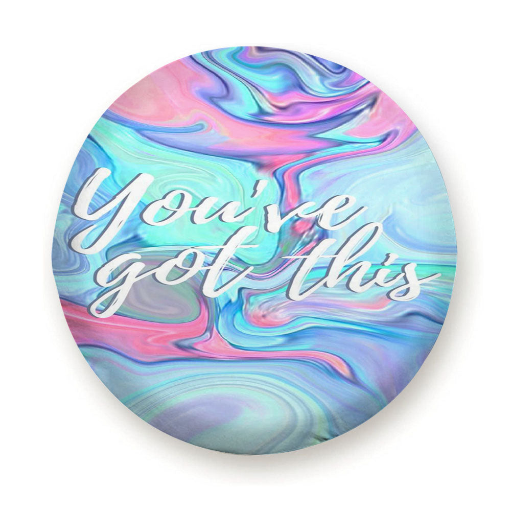 Abstract Liquid Inspired You Are Got This Tire Cover