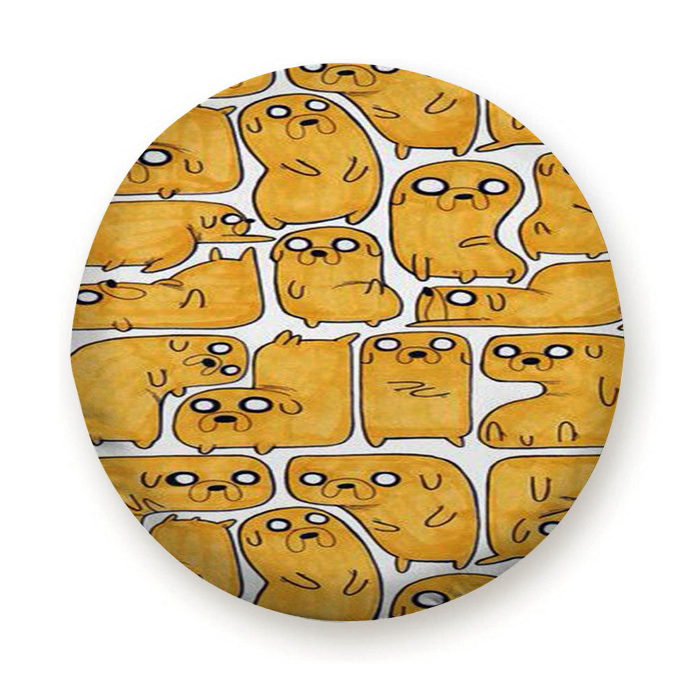 Adventture Time Pattern Tire Cover